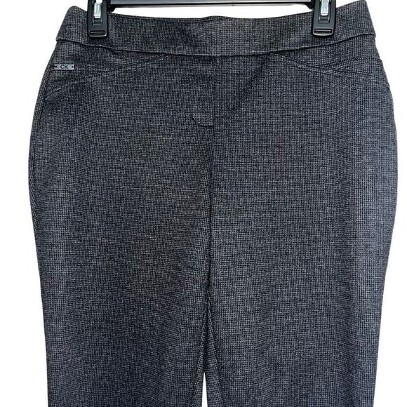 Calvin Klein gray & black pull-on pants 6 - Picture 5 of 8
